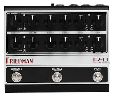 Friedman IR-D 2-Channel Dirty Shirley Twin Sister Tube Preamp Pedal