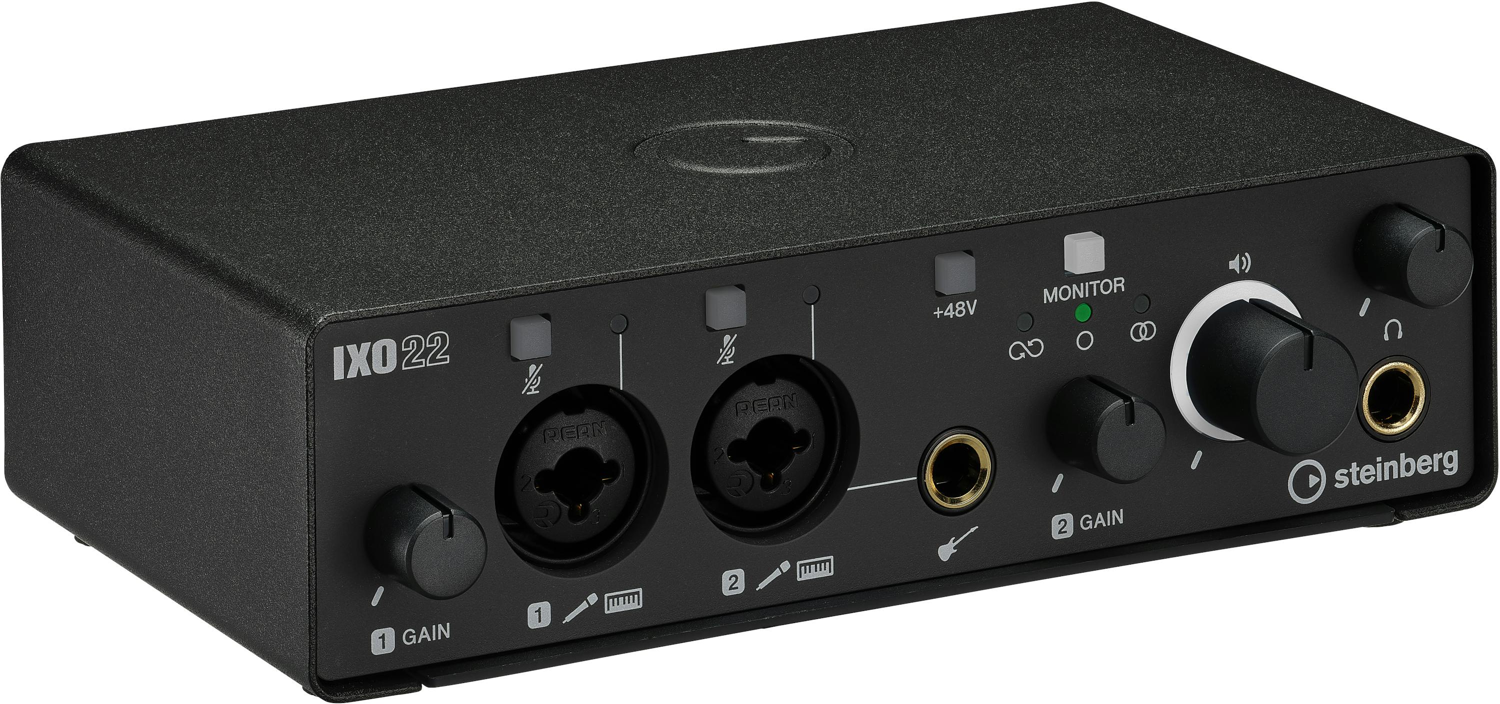 Steinberg IXO22 USB-C Audio Interface - Black - Andertons Music Co.