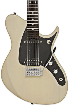Aria J Series J-1 Electric Guitar in See-Through Vintage White