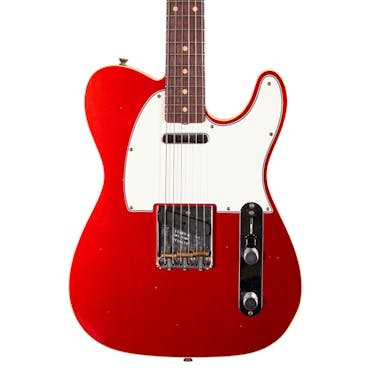 Fender Custom Shop '60 Telecaster Custom Double-Bound Journeyman Relic Electric Guitar in Candy Apple Red