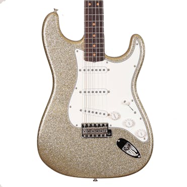 Fender Custom Shop '63 Stratocaster NOS Electric Guitar in Gold Sparkle with Hand Wound Josefina Pickups