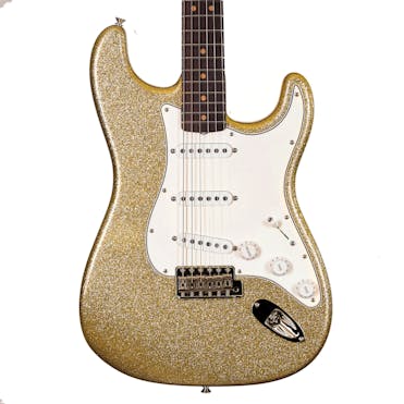 Fender Custom Shop '63 Stratocaster NOS Electric Guitar in Gold Sparkle