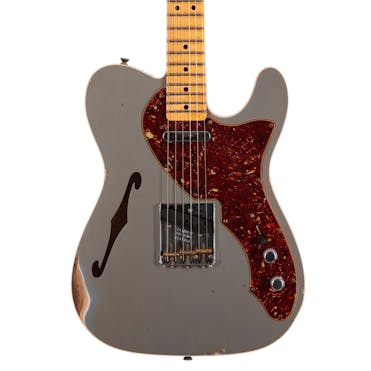Fender Custom Shop Thinline Tele Relic Super Aged Faded Charcoal Frost with Josefina Hand-Wound Pickups