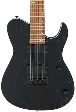 FGN J Standard Iliad JIL72ASHDER 7-String Electric Guitar in Open Pore Black