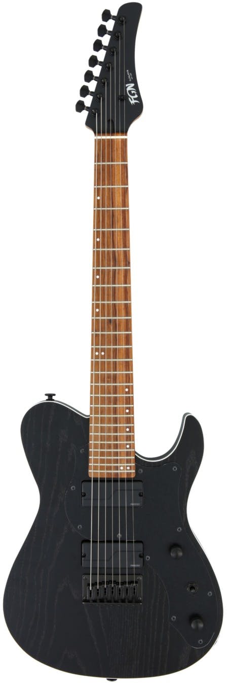 FGN J Standard Iliad JIL72ASHDER 7-String Electric Guitar in Open Pore  Black - Andertons Music Co.
