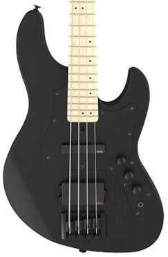 FGN J Standard Mighty Jazz JMJ2ASHDEM Bass Guitar in Open Pore Black