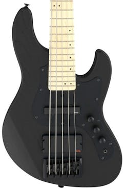 FGN J Standard Mighty Jazz JMJ52ASHDEM 5-String Bass Guitar in Open Pore Black