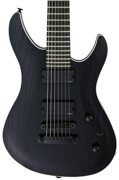 FGN J Standard Mythic JMY72ASHE 7-String Electric Guitar in Open Pore Black