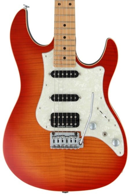 FGN J Standard Odyssey JOS2FMM Electric Guitar in Fire Burst