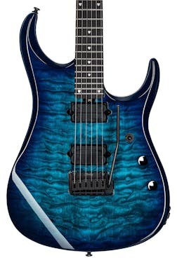 Sterling by Music Man JP15 Dimarzio Quilted Maple Cerulean Paradise