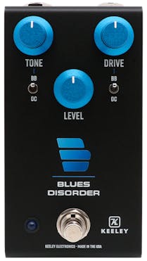 Keeley Blue Disorder 4-in-1 Blues Breaker and OCD Style Overdrive and Distortion Pedal