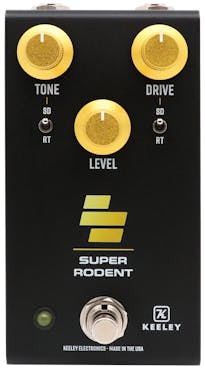 Keeley Super Rodent 4-in-1 RAT and SD-1 Style Overdrive and Distortion Pedal