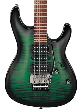 Ibanez KIKOSP3 Kiko Loureiro Signature Electric Guitar in Transparent Emerald Burst