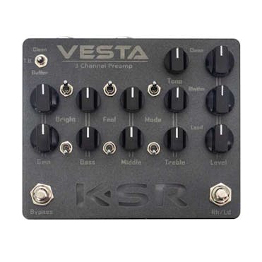 KSR Vesta 3 Channel 80s 90s Preamp Pedal