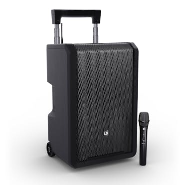 LD Systems ANNY 10 - Portable Battery Powered Bluetooth PA System with Handheld Wireless Mic - Ch. 70