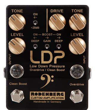 Rodenberg LDP Overdrive Clean Boost Bass Pedal
