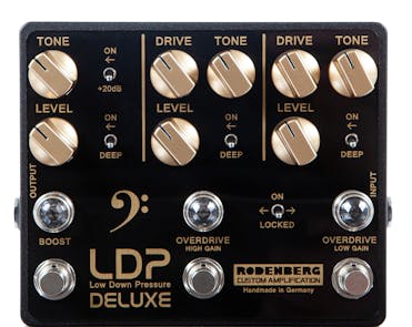 Rodenberg LDP Deluxe Double Overdrive Clean Boost Bass Pedal