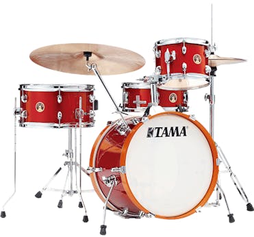 TAMA Club JAM kit with 18 Kit in Candy Apple Mist