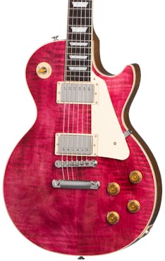 Gibson USA Les Paul Standard 50s Electric Guitar in Transparent Fuchsia