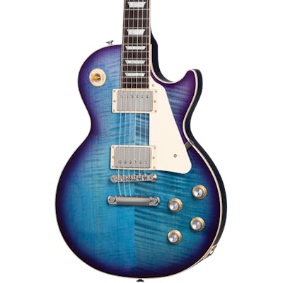 Gibson USA Les Paul Standard 60s Electric Guitar in Transparent Blueberry Burst