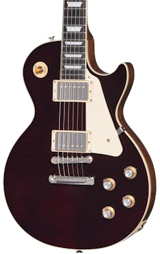 Gibson USA Les Paul Standard 60s Electric Guitar in Transparent Trans Oxblood