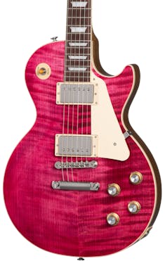 Gibson USA Les Paul Standard 60s Electric Guitar in Transparent Fuchsia
