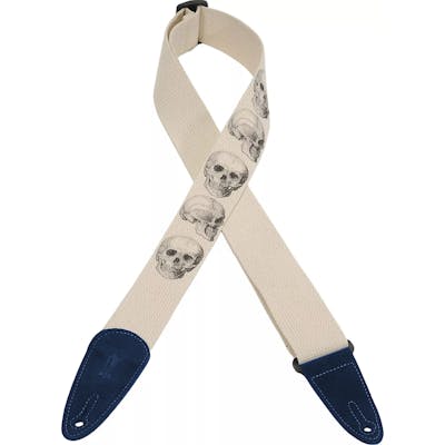 Levy Lucid Dream Cotton Strap with Navy Blue Suede Ends