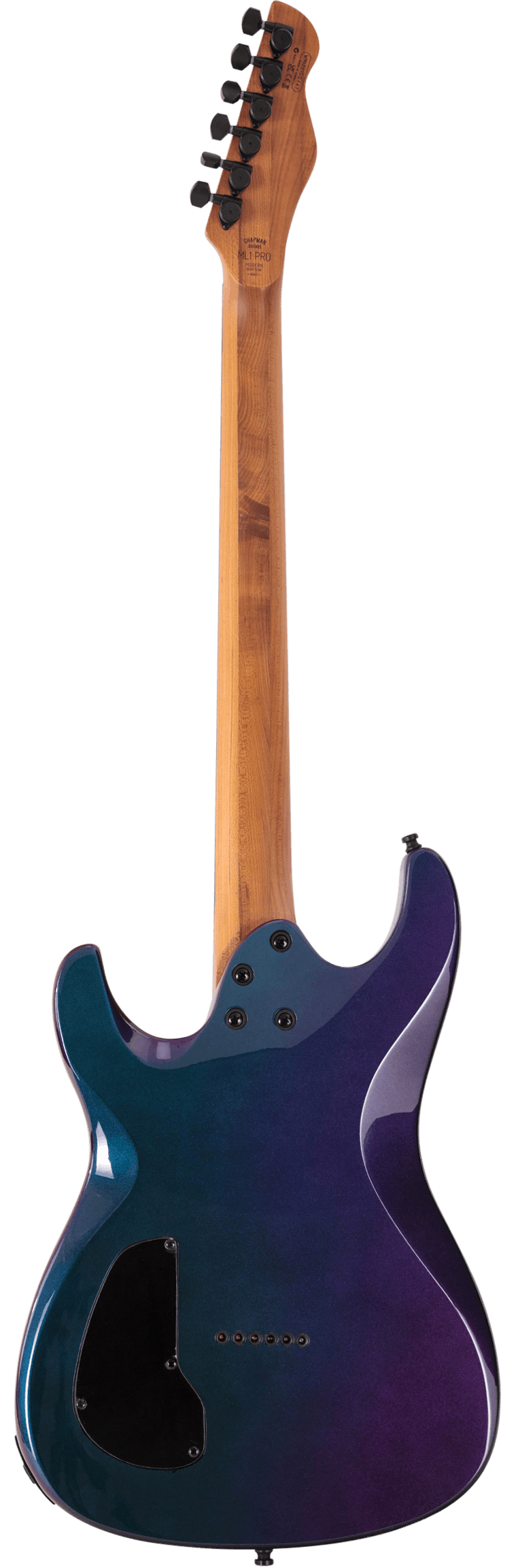 Chapman ML1 Baritone Pro Modern Electric Guitar in Morpheus Purple Flip  Gloss - Andertons Music Co.