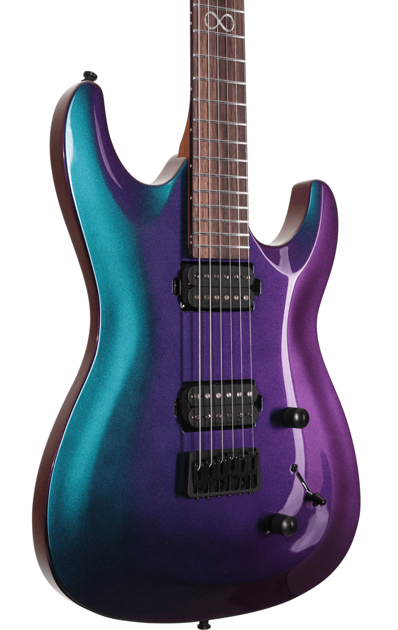 Chapman ML1 Baritone Pro Modern Electric Guitar in Morpheus Purple Flip  Gloss - Andertons Music Co.