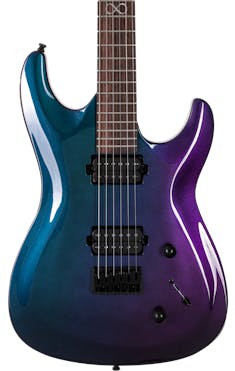 Chapman ML1 Pro Modern Baritone Electric Guitar in Morpheus Purple Flip Gloss