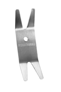 MusicNomad Premium Spanner Wrench with Microfiber Suede Backing