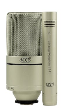 MXL 990 large diaphragm condenser Mic and 991 instrument mic