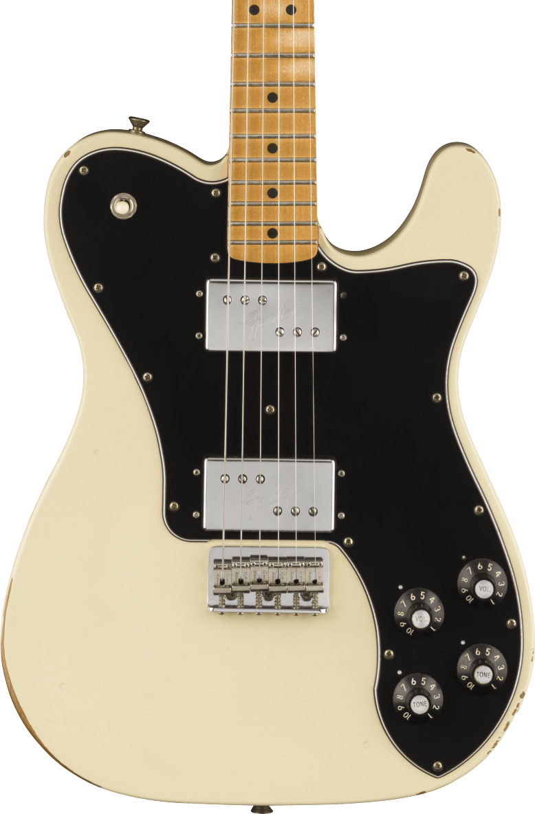 Fender Road Worn '70s Telecaster Deluxe in Olympic White 
