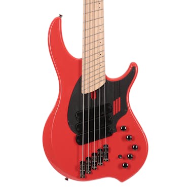 Dingwall NG-3 5-String Electric Bass Guitar in Fiesta Red