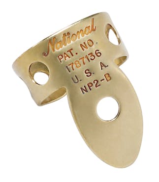 DAddario National Brass Finger Pick Bundle - 6 Pack