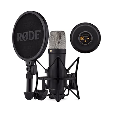 Rode NT1 5th Generation with SM6 Shockmount & Pop Filter - Black