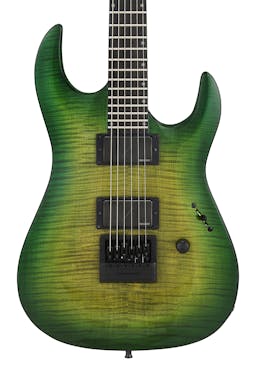 BC Rich Andy James Signature Assassin 6 String Electric Guitar in Trans Green Burst