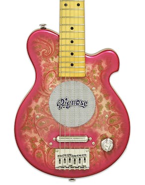 Pignose PGG-200PL Electric Guitar with Built-in Amplifier in Pink Paisley