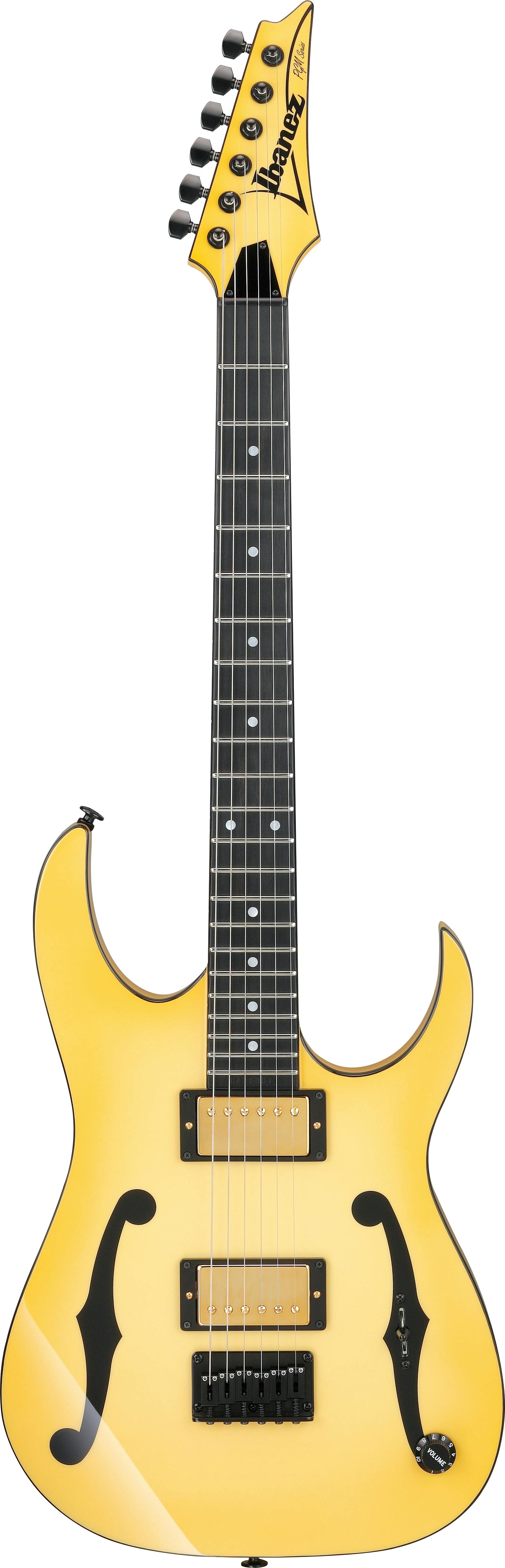 Ibanez Paul Gilbert Signature PGM1000T Electric Guitar in Aged Cream Burst  - Andertons Music Co.