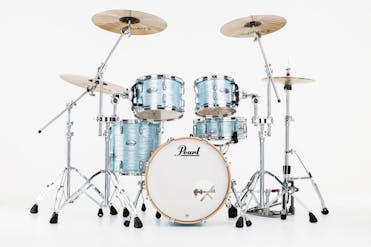 Pearl Professional Series Shell Pack 10x7, 12x8, 14x14, 20x14 in Ice Blue Oyster