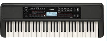 Yamaha PSR-E383 Digital Keyboard in Black inc. PA130 PSU