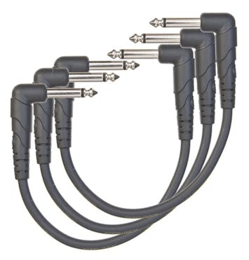 D'Addario Classic Series Patch Cable 3-pack 6 inches