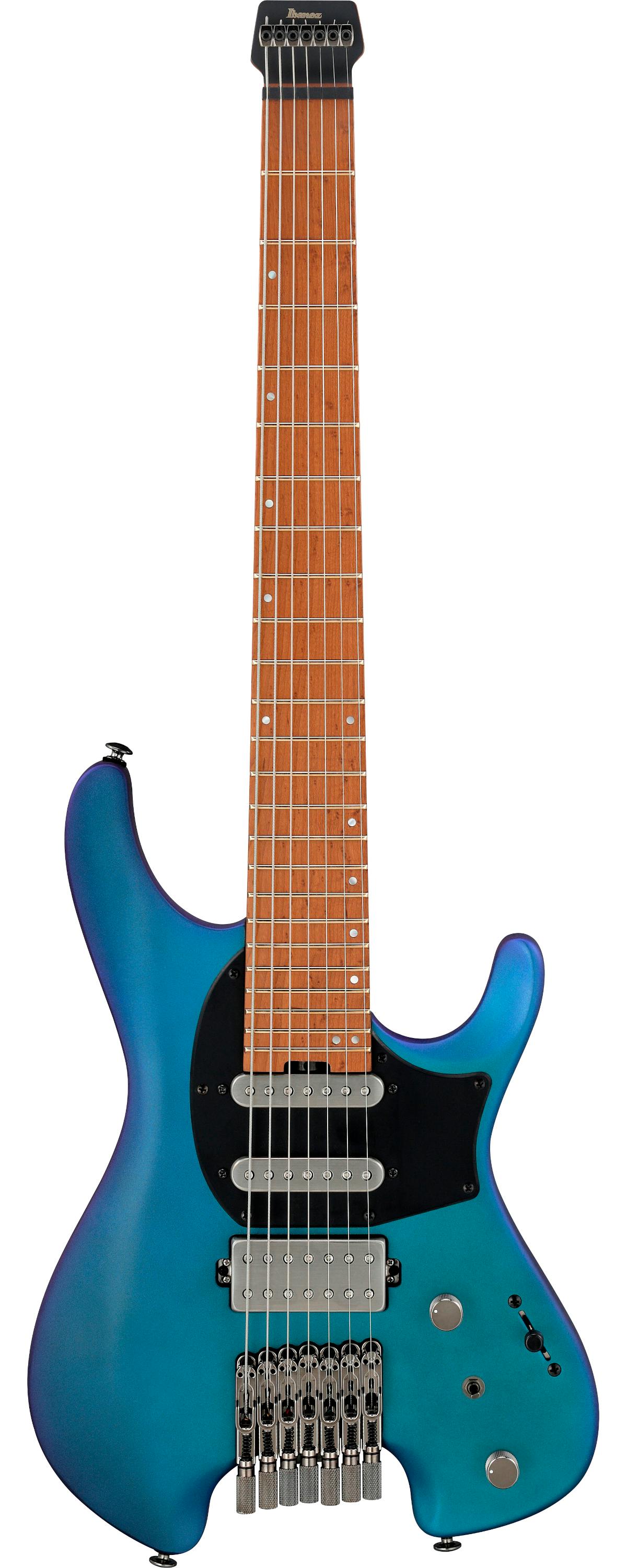 Ibanez Q547-BMM Q Series 7-String Headless Electric Guitar in Blue ...