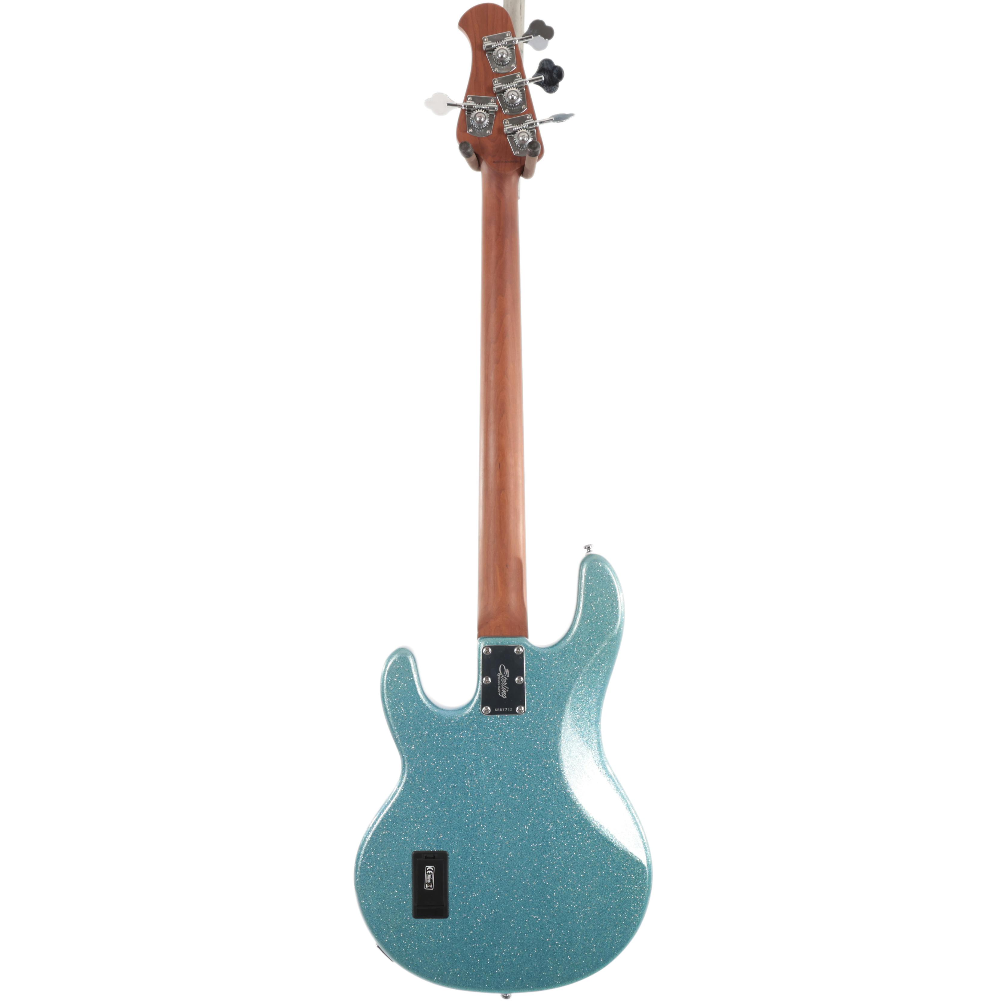 Sterling by Music Man RAY34 in Blue Sparkle - Andertons Music Co.