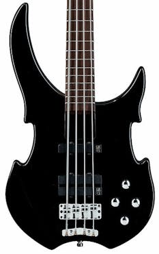Warwick RockBass Vampyre Dark Lord 4 Bass Guitar in Solid Black High Polish