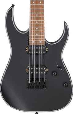 Ibanez RG7421EX-BKF 7-String Electric Guitar in Black Flat