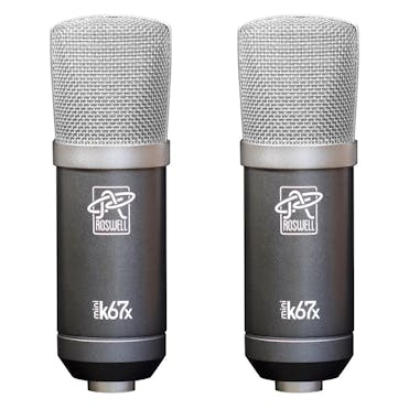 Roswell Pro Audio Mini K67x Matched Pair Condenser Microphones