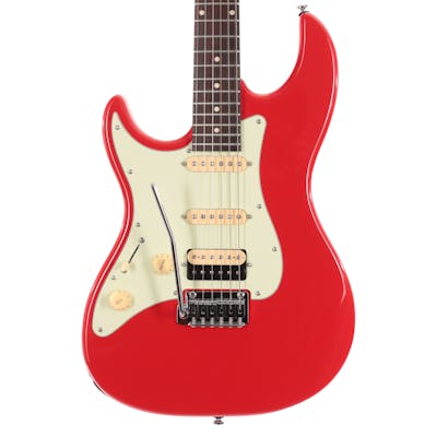 Sire Larry Carlton S3 HSS Left-Handed Electric Guitar in Red