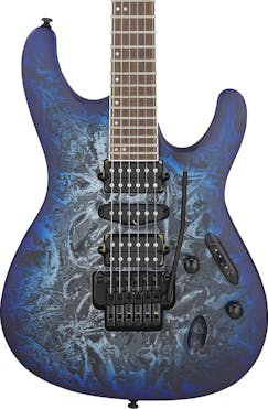 Ibanez S770-CZM Electric Guitar in Cosmic Blue Frozen Matte
