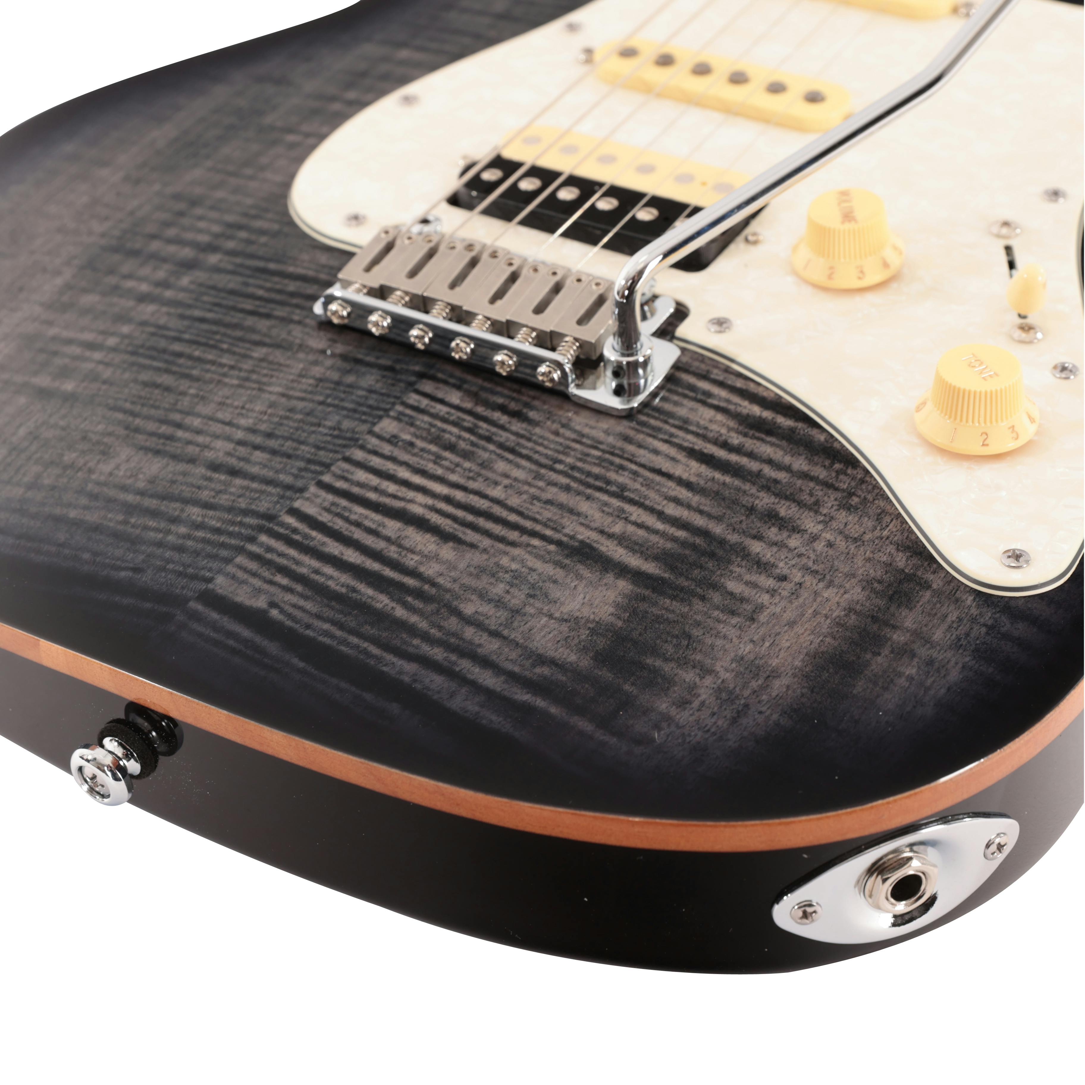 Sire Larry Carlton S7 FM Electric Guitar in Transparent Black - Andertons  Music Co.